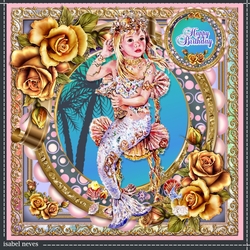 Mermaid And Roses 3