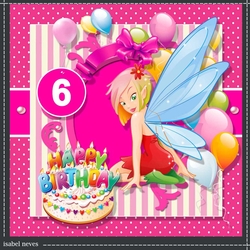 Birthday Fairy Mermaid Princess 4