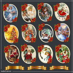 Vintage Christmas Toppers