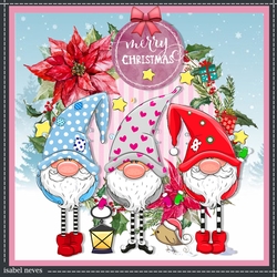 Three Christmas Gnomes