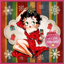 BettyBoopChristmasMistletoe