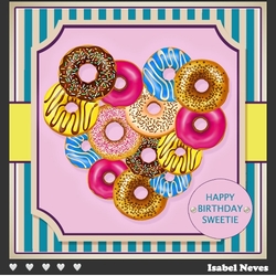I Love Doughnuts ~ Mothers Day / Fathers Day / Birthday and more