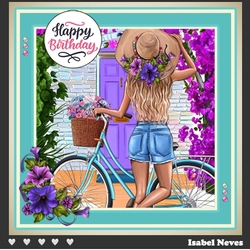 Yes, I Ride Like A Girl ~ Birthday / Mothers Day etc