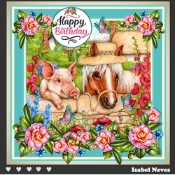 Farm Garden Animals ~ Birthday / Mothers Day and More