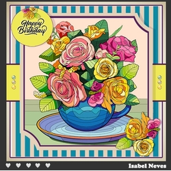 Pretty Flower Filled Teacup ~ Mothers Day / Birthday etc