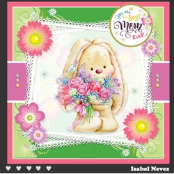 Pretty Spring Bunny 3 ~ Mothers Day, Birthday, and More
