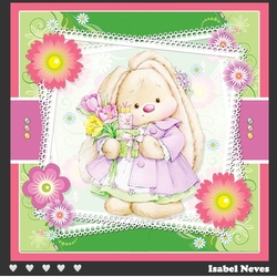 Pretty Spring Bunny 4 ~ Mothers Day, Birthday, and More