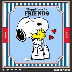 Snoppy And Yellow Bird