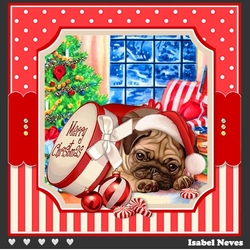 Christmas Pug