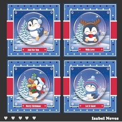 4 Christmas Penguins Bumper Kit