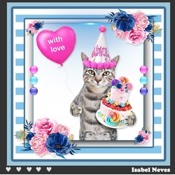 Birthday Cat Cake
