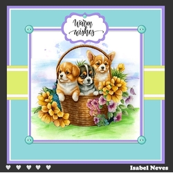 Basket Of Puppy Love