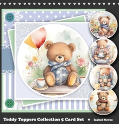 Teddy Toppers 5 Card Set Collection