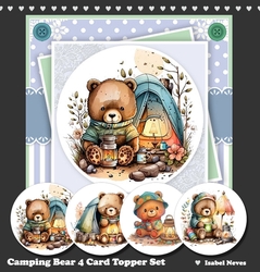 Camping Bear Collection Topper Set