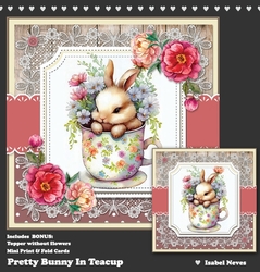 Pretty Bunny In Teacup