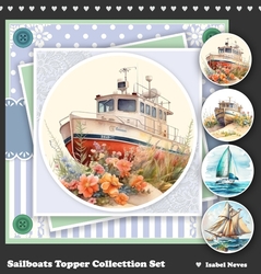 Sailboats Topper Collection Set