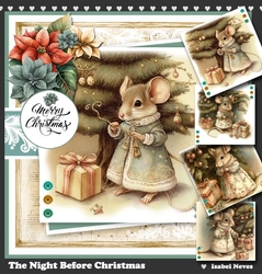 The Night Before Christmas Card & Topper Set
