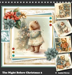 The Night Before Christmas 2 Card Topper Set