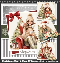 Christmas Cozy 2 Card & Topper Set