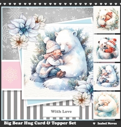 Big Bear Hug Card & Topper Set