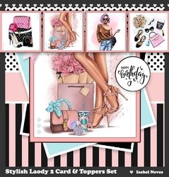 Stylish Lady 2 Toppers Set