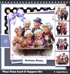 Wine Time Toppers Set
