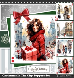 Christmas In The City Toppers Set
