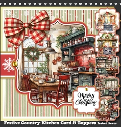Festive Country Kitchen Toppers Set