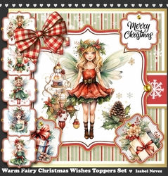 Warm Fairy Christmas WishesToppers Set
