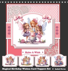 Magical Birthday Wishes Card Toppers Set