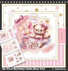 My First Birthday Little Bear Girl
