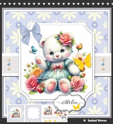 Spring Little Bear (Birthday, Mothers Day, Thank You, etc.)