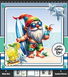 Happy Surfing Fathers Day Gnome
