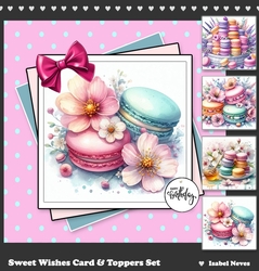Sweet Wishes Card & Toppers Set