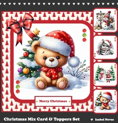 Christmas Mix Card & Toppers Set