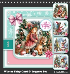 Winter Fairy Card & Toppers Set
