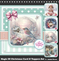 Magic Of Christmas Card & Toppers Set