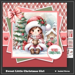 Sweet Little Christmas Girl
