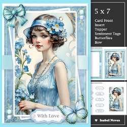 Art Deco Spring Lady