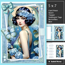 Art Deco Spring Lady 2