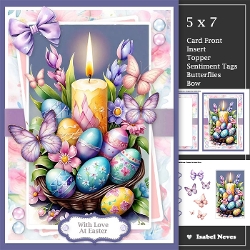 Easter Egg Candle Basket