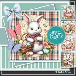Cute Easter Bunny Toppers Ser