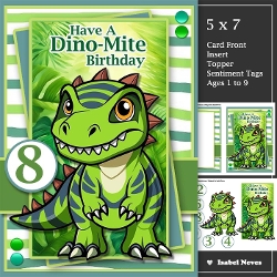 Dino-Mite Birthday 3 ~  Ages 1 to 9