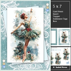 Nutcracker Ballerina Christmas Wishes