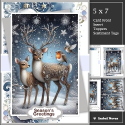 Festive Deer Greetings