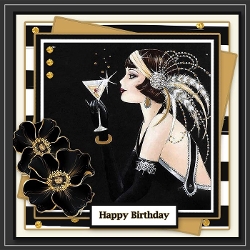 Deco Glam Birthday Wishes