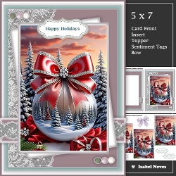 Winter Scene Beautiful Bauble 2