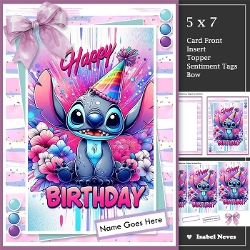 Stitch Birthday Greetings 2