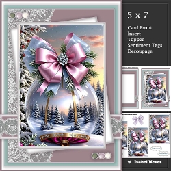 Winter Scene Beautiful Bauble 3