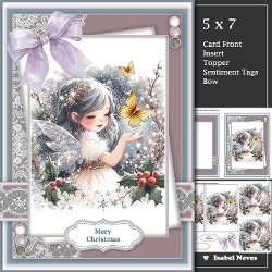 Lovely White Christmas Fairy Wishes